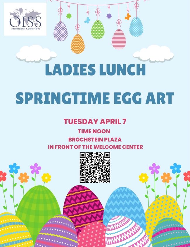 Ladies Lunch flyer for Srping 2026 semester April