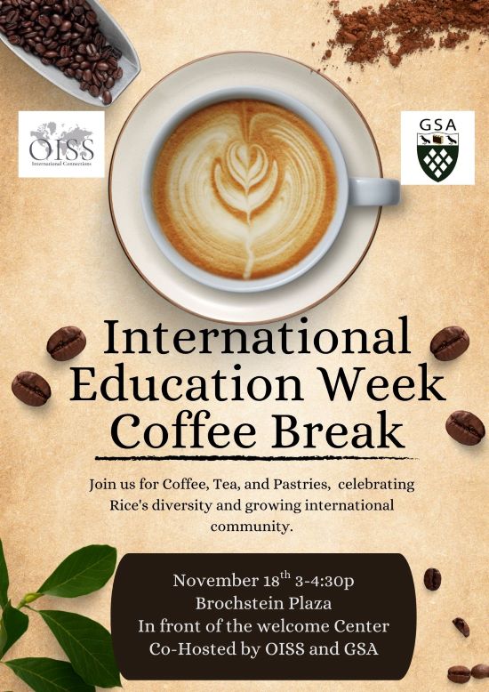 Global Graduate IEW Coffee Break 2025 flyer