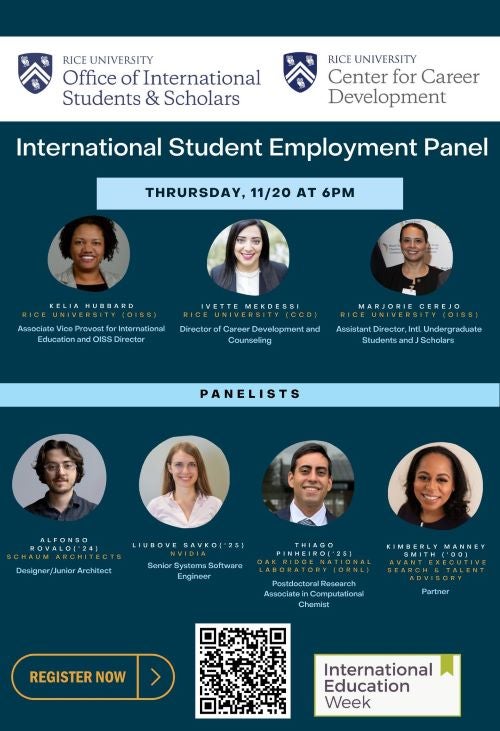 International Student Employment Panel