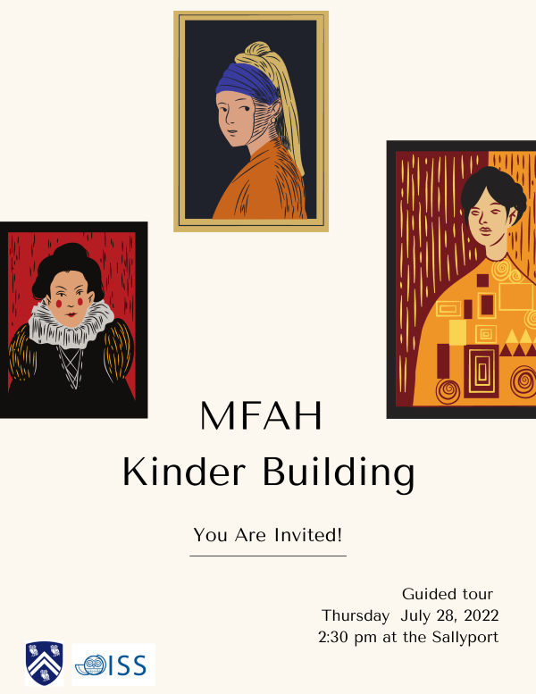 MFAH Kinder Building, you are invited! Guided tour, Thursday, July 28, 2022, 2:30pm at the Sallyport.