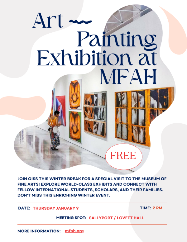 Museum of Fine Arts Houston event flyer.