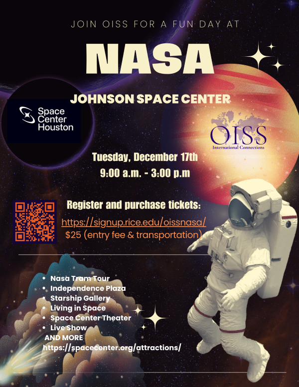 NASA event flyer.