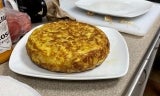 Spanish dish, tortilla de patatas