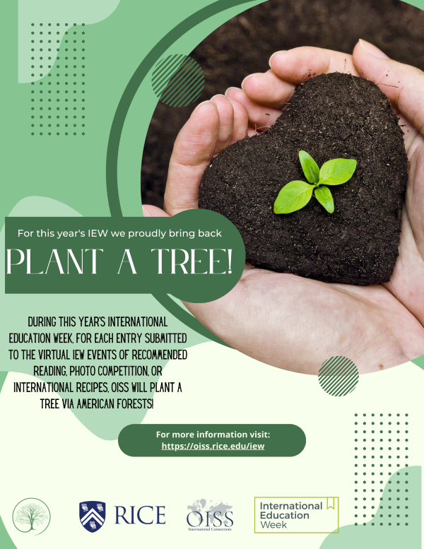 Plant a tree campaign flyer.