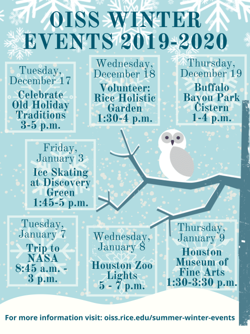 Winter Events 2019-2020