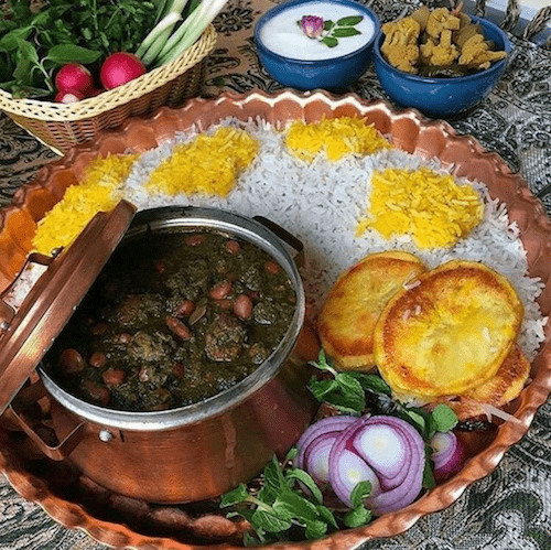 Picture of an Iranian dish